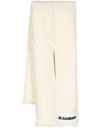 Jil Sander - Logo Padded Scarf - Lyst