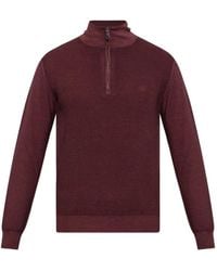 Etro - Quarter-Zip Wool Sweater - Lyst
