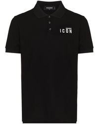 DSquared² - Icon Logo Polo Shirt - Lyst
