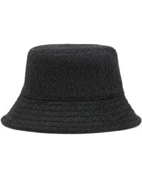 Ami Paris - Ami De Coeur Embossed Wool Bucket Hat - Lyst