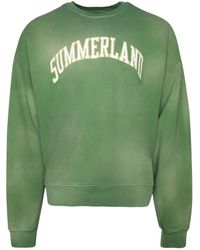 NAHMIAS - Summerland Collegiate Cotton Sweatshirt - Lyst