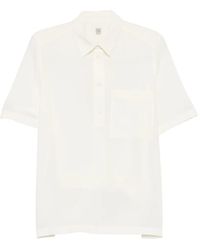 TOTEME - Chest-Pocket Polo Shirt - Lyst
