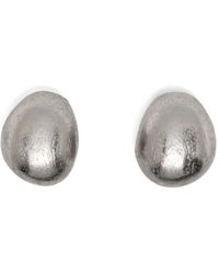 Monies - Metallic-Effect Clip-On Earrings - Lyst