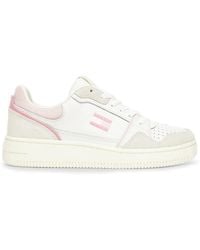 Tommy Hilfiger - Perforated Panelled Sneakers - Lyst