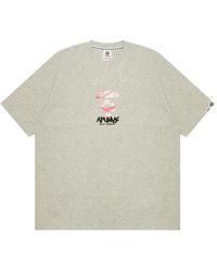 Aape By A Bathing Ape - Moonface-Print T-Shirt - Lyst