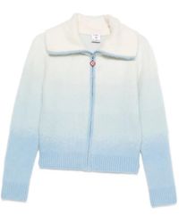 CASABLANCA - Gradient Zip-Up Cardigan - Lyst