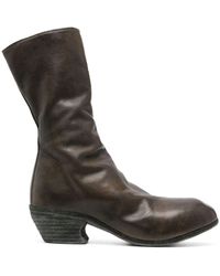 Guidi - 60mm Leather Ankle Boots - Lyst