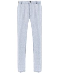 Paul & Shark - Linen Chino Trousers - Lyst