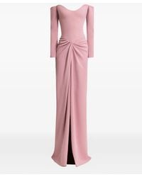 Gemy Maalouf - Off-Shoulder Draped Maxi Dress - Lyst