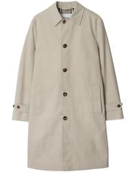 Burberry - コットンブレンド コート - Lyst