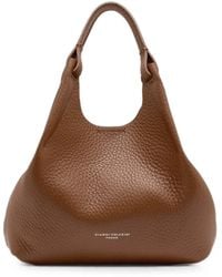 Gianni Chiarini - Dua Medium Grainy-Leather Shoulder Bag - Lyst