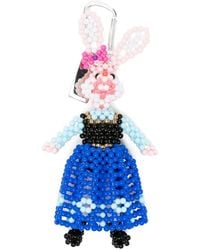 Chopova Lowena - Warrior Rabbit Beaded Keyring - Lyst