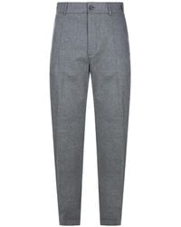 Eleventy - Pressed-Crease Tailored Trousers - Lyst