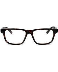 Gucci - Rectangle-Frame Glasses - Lyst