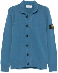 Stone Island - Cardigan À Col V - Lyst