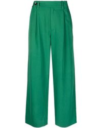 Proenza Schouler - Drapey Suiting Wide Leg Pant - Lyst