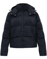 Lacoste - Logo-Plaque Hooded Puffer Jacket - Lyst