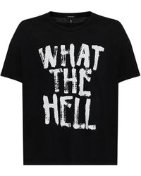 R13 - Printed Cotton T-Shirt - Lyst