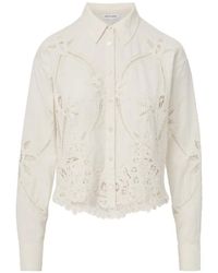 Veronica Beard - Aderes Embroidered Lace Shirt - Lyst