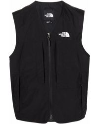 The North Face - Logo-print Zip-up Gilet - Lyst