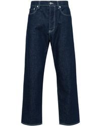 KENZO - Asagao Mid-rise Straight-leg Jeans - Lyst