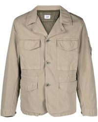 C.P. Company - Detachable-layer Cotton Blend Shirt Jacket - Lyst
