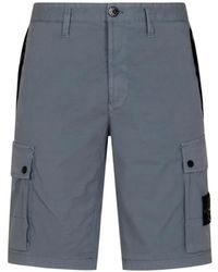 Stone Island - Cargo-Pocket Bermuda Shorts - Lyst