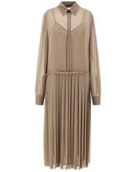 Ami Paris - Robe midi «plissée» - Lyst