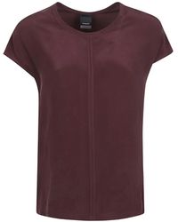 Pinko - Seam-Detail T-Shirt - Lyst