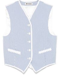 Bode - Club Stripe ベスト - Lyst