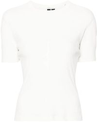 Y-3 - Seam-detail Cotton T-shirt - Lyst