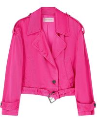 Dries Van Noten - Overdyed Biker Jacket - Lyst
