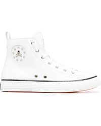 Philipp Plein - High-Top-Sneakers Aus Leder - Lyst
