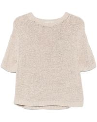 Marc O' Polo - Open-Knit Short-Sleeve Sweater - Lyst