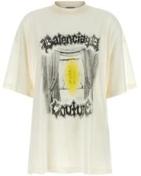 Balenciaga - 'shaped Salon De Couture' T-shirt - Lyst
