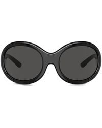Dolce & Gabbana - Round-Frame Sunglasses - Lyst