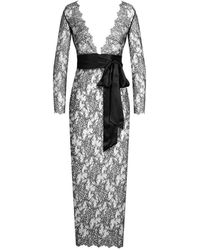 Maison Close - Rendez-Vous Floral-Lace Wrap Dress - Lyst
