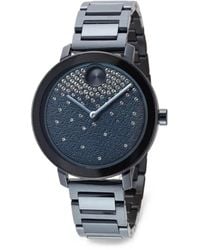 Movado - Reloj Bold De Mm Con Cristal - Lyst