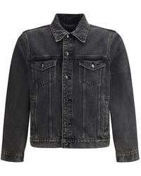 7 For All Mankind - Geknöpfte Jacke mit Klappentaschen - Lyst