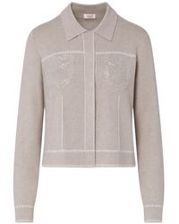 Liu Jo - Knit Jacket With Beads - Lyst