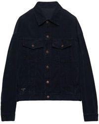 Prada - Corduroy blouson jacket - Lyst