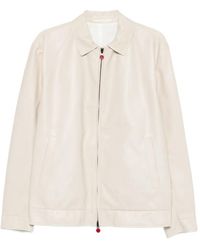 Kiton - Giacca Reversibile Con Zip - Lyst