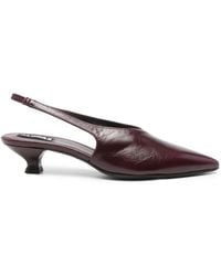Alohas - 40Mm Slingback Pointed-Toe Heeled Pumps - Lyst