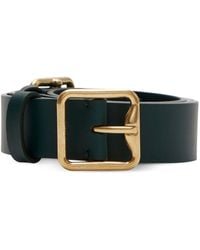 Burberry - Double B Leather Belt - Lyst