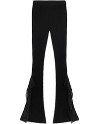 Blumarine - Knit Insert Lace Pants - Lyst