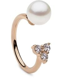 AUTORE MODA - Saskia Ring Mit Perle - Lyst