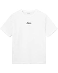 WOOD WOOD - Wwoliver Logo-Print T-Shirt - Lyst