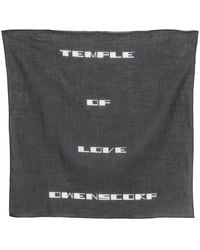 Rick Owens - Écharpe À Imprimé Graphique - Lyst