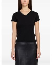 St. Agni - V-Neck T-Shirt - Lyst