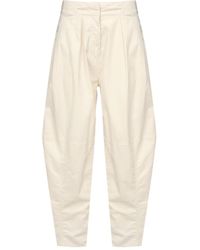 Pinko - High-Waist-Hose mit Bundfalten - Lyst